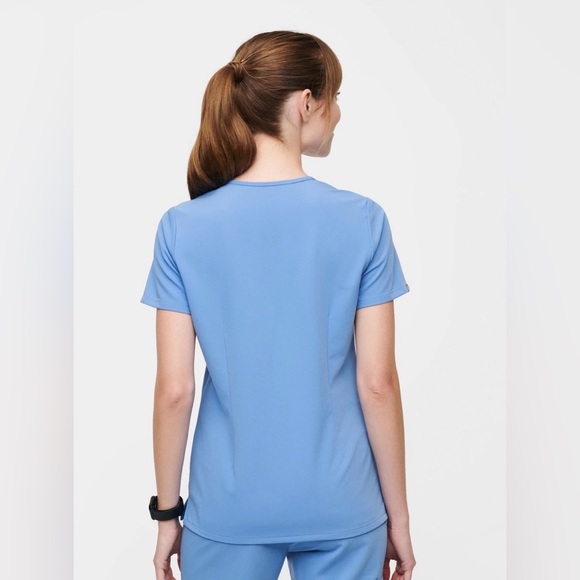 Figs Catarina One-Pocket Scrub Top Ceil Blue Size Small - Picture 6 of 8